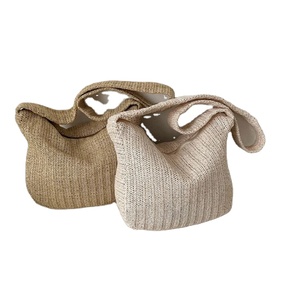 Handmade Essentials Trendy Eco-friendly <b>Straw</b> <b>Bag</b> Summer <b>Bag</b> Customized Ladies Shoulder <b>Straw</b> Hand <b>Bags</b> Wholesale Products - Product Image 1
