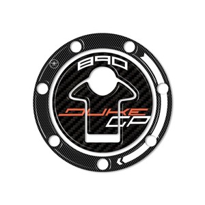 Adesivi 3D Bianchi per KTM Duke 890 GP 2022-23, Compatibili con Serbatoio e Tappo Carburante, Adesivo 3D per Moto - Product Image 2