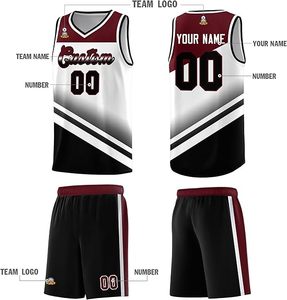 Ensemble maillot et short de basket-ball de haute qualité sur mesure Impression par sublimation respirante - Product Image 3