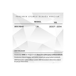 Kit de reparación de vidrio de puerta delantera derecha para Hyundai I30 - Product Image 3