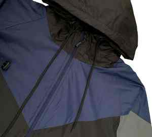 Ensemble de survêtements d'hiver coupe-vent en polyester/coton pour hommes personnalisés avec veste cargo coupe-vent et joggers vêtements de sport deux pièces - Product Image 4