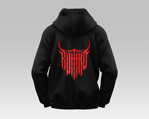 Custom Streetwear Oversized Hoodie <b>Thick</b> <b>Fleece</b> Drop Shoulder Cotton Blend for Winter Fashion - Product Image 6