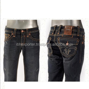 Pantalones vaqueros para hombre, mejor diseñador suizo, stock - Product Image 1