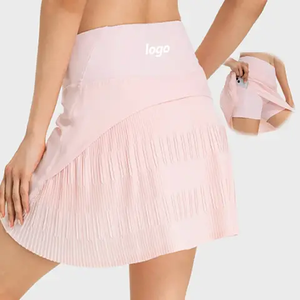 Faldas Largas Casuales de Poliéster y Elastano de Alta Calidad para Mujer, Estilo Hawaiano, Bordado, Ecológicas, Transpirables, para Tenis - Product Image 1