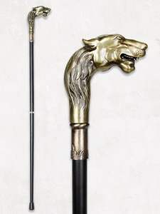 Canne de marche en laiton robuste avec un manche solide et une prise confortable pour la marche longue distance, équilibre et confiance - Product Image 3