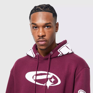 OEM <b>Free</b> Sample Men Hoodies100%Cotton Blank Heavy <b>Weight</b> Puff Print Oversize Pullover Puff Printing Hoodies - Product Image 4