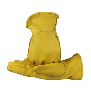 Guantes DE TRABAJO superventas de cuero de vaca superior 100%, operación de trabajo General, guantes de trabajo de construcción de jardinería - Product Image 3
