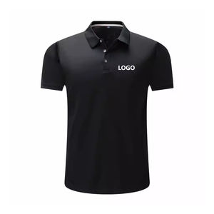 เสื้อโปโลชาย100% โพลีเอสเตอร์แห้งเร็วเข้ารูปแบบยุทธวิธี3D ผ้าฝ้ายถักแขนสั้นสำหรับกอล์ฟ - Product Image 1