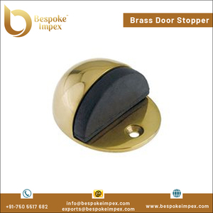 World's Best Butée de porte au sol en laiton de 51mm Design moderne et élégant par les accessoires de porte des meilleurs fabricants - Product Image 2