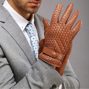 Guantes de cuero hechos a la moda de calidad, venta al por mayor, precio barato, superventas para el día a día, al aire libre, invierno, escenas de fiesta informales, longitud de muñeca - Product Image 1