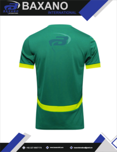 Camiseta de Fútbol Amarilla, Jersey de Fútbol Estampado, Transpirable, de Poliéster, Cuello en V, Patrón Geométrico, Nombre del Equipo Personalizado - Product Image 5
