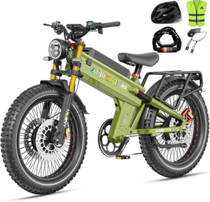 Vélo électrique original 5600W A9 Pro Max à double moteur avec batterie 60V 70/80ah, vitesse maximale de plus de 45 mph, pneu gras 26 * 4 8, vélo tout-terrain - Product Image 1