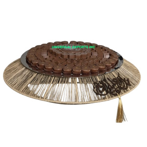 Ensemble de deux plateaux à chocolat de qualité supérieure support en résine plateau à chocolat de créateur fait à la main avec des caractéristiques les plus vendues élégantes - Product Image 3