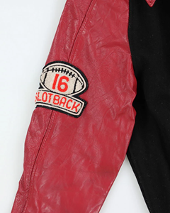 Chaqueta Bomber de Lona Premium para Hombre, Estilo Deportivo Vintage, Cuello Alto Chicago, Secado Rápido, Diseño Sólido - Product Image 4