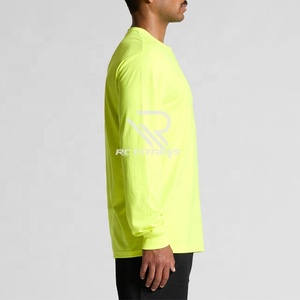 เสื้อยืดแขนยาวสกรีนโลโก้แบบกำหนดเองได้สำหรับผู้ชาย - Product Image 6