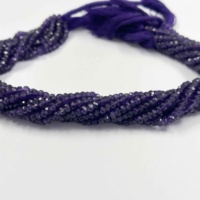 4mm Naturel Violet Africain Améthyste À Facettes Rondelle Perles Pour La Fabrication De Bijoux Prix Le Plus Bas Pierres Précieuses Perles Strand Fabricant