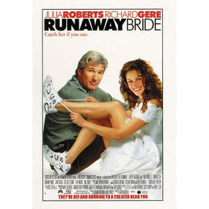 Runaway Bride Movie <b>Poster</b> Durable Paper Design for Wall Decor - Product Image 1