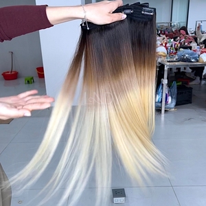 Meilleure qualité Clip dans l'os droit vietnamien cheveux humains génie trame cheveux 100% vrais cheveux humains - Product Image 4