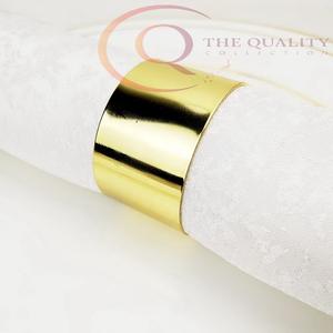 Anillos de Servilleta de Metal Elegantes y de Lujo con Colores Personalizados Ecológicos para Decoración del Hogar, Bodas y Cenas Formales - Product Image 1