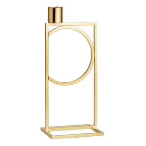 Support de bougie en métal, porte-bougie pour l'éclairage et la décoration de la maison, ensemble élégant, finition antique, porte-bougie décoratif - Product Image 3