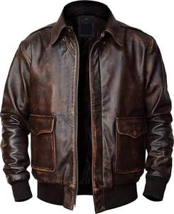 Automne hiver hommes veste en cuir meilleure qualité hommes veste en cuir respirant veste en cuir véritable pour hommes - Product Image 5