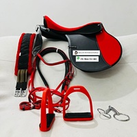 Último Modelo de Montura Inglesa de Resistencia para Caballo con Arzón de Plástico, Set de Cuero Sintético Duradero y Cómodo, Precio de Fábrica Hecho en India 2024