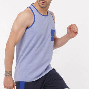 Custom Logo <b>Men</b> Tank Top Breathable Gym <b>Singlet</b> For Workout, Fitness, And Casual Summer Wear - Product Image 5