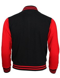 Chaqueta Bomber de Béisbol Varsity para Hombre, Personalizada con Letras, Cuello Alto, Logotipo Frontal, Corte Ajustado, de Algodón - Product Image 6