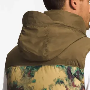 Nuevo Diseño de Moda de invierno con logotipo personalizado, transpirable, hinchada, calentador de cuerpo, cuello levantado, chaleco para hombre, chaquetas acolchadas sin mangas - Product Image 5