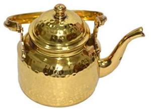 Brass Tea <b>Kettle</b> , Engraved Artistic <b>Stove</b> Top Tea <b>Kettle</b>, Cook and serve Tea <b>Kettle</b> - Product Image 3