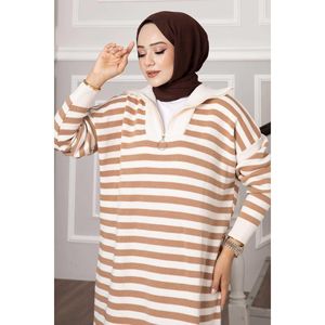 Robe en tricot à col roulé et fermeture éclair Ten - Product Image 1