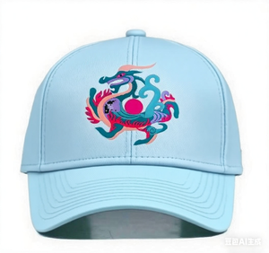 Vente en gros de casquette de baseball personnalisée 100% coton 6 panneaux logo rétro brodé style hip-hop pour hommes pour les sports de plein air - Product Image 5