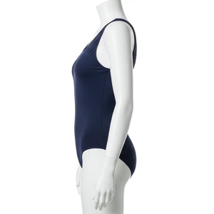 Maillot de bain une pièce imperméable sans couture Nylon Spandex tissu élastique à séchage rapide vêtements de plage pour femmes vêtements de sport de piscine maillot de bain - Product Image 3