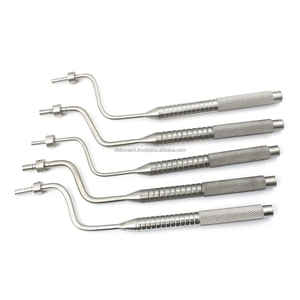 Juego de osteótomo Dental de buena calidad, 5 uds., herramientas de cirugía de implantes de acero inoxidable rectas y en ángulo, etiqueta privada OEM certificada CE - Product Image 1