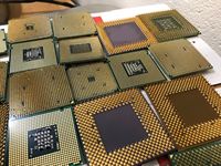 Computer ceramic cpu scrap