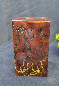 Thunder Strokes <b>Urn</b> for Ashes Personalized Cremation for Human Ashes Handmade <b>Large</b> Keepsake <b>Urn</b> Box - Product Image 3