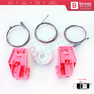 Kit de réparation de lève-vitre électrique BWR568 avant droit pour Octavia MK2 A5 1Z3 1Z5 2004-2013 4/5 portes 1Z1837462 - Product Image 4