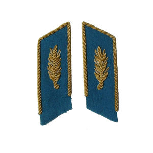 Set de Parches para Gorget, Cuellos y Parches de Solapa, Bordados a Mano en Encaje, Tela Ecológica de Alta Calidad, Insignia para Cuello de Gorget - Product Image 2