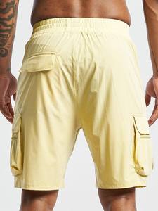 กางเกงขาสั้นผ้าไนลอนยืดได้หลายขนาดสำหรับผู้ชายกางเกงขาสั้นสำหรับผู้ชายจัดส่งแบบ DP โลโก้แบบสั่งทำสำหรับฤดูร้อน - Product Image 5