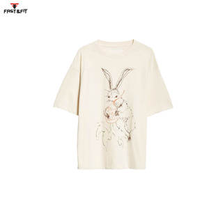 2025 Top Trending Custom Streetwear Tee Cotton Acid Wash T Shirt Oversized Screen Print Camisetas de manga corta para hombres - Product Image 4