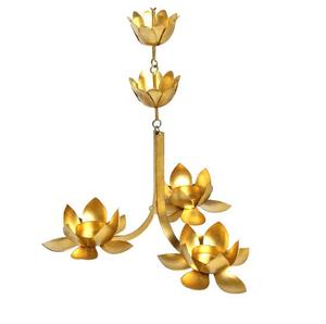 Nouveau design de décoration de noël en métal pour chauffe-plat support votif en couleur argent Look pour la décoration de noël - Product Image 5