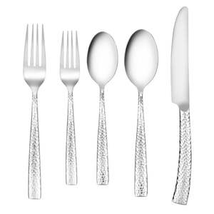The Best-selling Food-grade Stainless Steel <b>Steak</b> <b>Knife</b> and Spoon Set for Household Dining Soup Spoons Mirrored Steel - Product Image 3