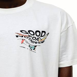 เสื้อยืดผ้าฝ้ายขนาดใหญ่ออกแบบโลโก้ได้ตามต้องการ-280G, DTG, การเย็บปักถักร้อย, การพิมพ์สกรีนผ้าไหมเสื้อยืดไหล่ตกสำหรับผู้ชาย - Product Image 3