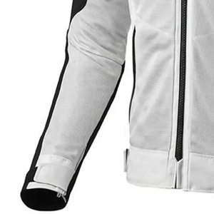 Veste de moto d'été pour hommes homologuée CE Tissu de haute qualité Doublure imperméable détachable Panneaux en maille respirante Col montant - Product Image 3