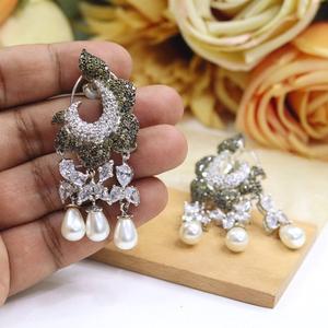 Pendientes de Plata de Alta Calidad con Circonitas Cúbicas, Estilo Elegante, para Bodas y Fiestas, Colección para Mujeres y Niñas - Product Image 3