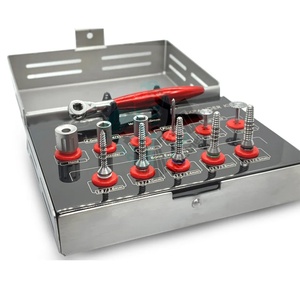 Meilleur kit de forets pour implants dentaires 8 pièces Kit de forets revêtus de titane noir Chirurgie dentaire | Ensemble de forets de chirurgie dentaire fabriqués par Pissco - Product Image 6