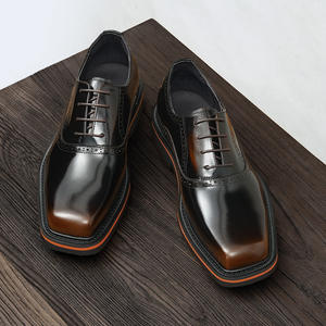 Chaussures Oxford Brogue Britanniques pour Hommes en Cuir Véritable Bruni à la Main – Polyvalentes, Habillées et Décontractées, Grandes Tailles - Product Image 1