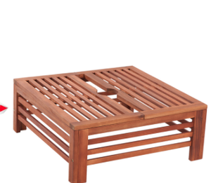 Cubiertas para bases de sombrillas de madera maciza (decorativas/con peso) - Product Image 6