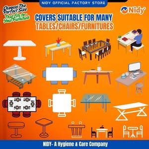 Nappe rectangulaire jetable NIDY Premium non tissée anti-poussière et recyclable pour la restauration et les événements de beauté - Product Image 6