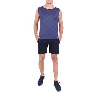 Hot Selling Custom Logo Casual <b>Men</b> Sports <b>Singlet</b> Summer Quick Drying Breathable Cotton Bamboo Fiber Fitness Gym Tank Top - Product Image 4